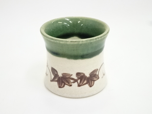 JAPANESE TEA CEREMONY / FUTA OKI(LID REST) / ORIBE WARE